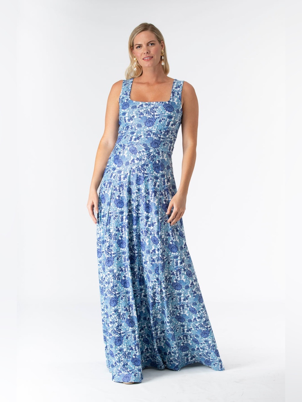 New SMITH AND QUINN SZ 4X Cosette Dress - Porcelain Petals Maxi